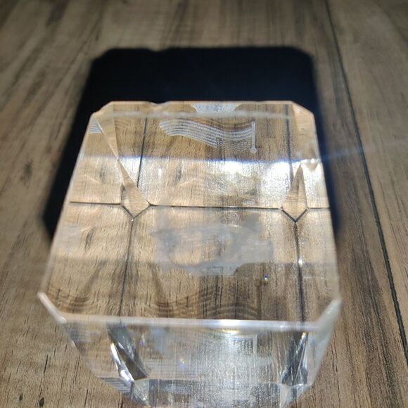 Bald Eagle With American Flag Small Glass Paper We - Picture 6 of 7